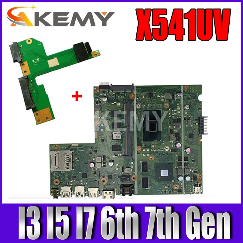 X541UV V2G GT940M GPU I3 I5 I7 6th Gen 7th Gen 4GB RAM Motherboard for ASUS X541UJ X541UVK X541U Laptop Motherboard Mainboard
X541UV V2G GT940M GPU I3 I5 I7 6th Gen 7th Gen 4GB RAM Motherboard for ASUS X541UJ X541UVK X541U Laptop Motherboard Mainboard