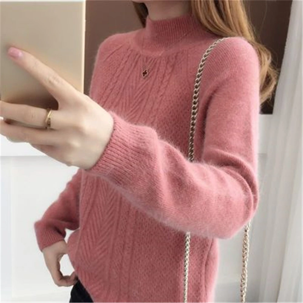 2022New winter 2021 new loose Turtleneck sweater women short bottom sweater Korean fashion knitted tops female jacket casual
2022New winter 2021 new loose Turtleneck sweater women short bottom sweater Korean fashion knitted tops female jacket casual
