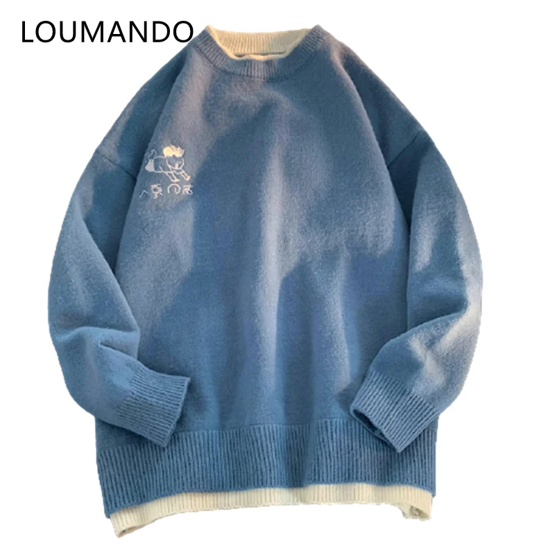 Japanese soft waxy fake two-piece sweater women autumn warmth retro lazy style design sense niche knit sweater Couple outfit
Japanese soft waxy fake two-piece sweater women autumn warmth retro lazy style design sense niche knit sweater Couple outfit