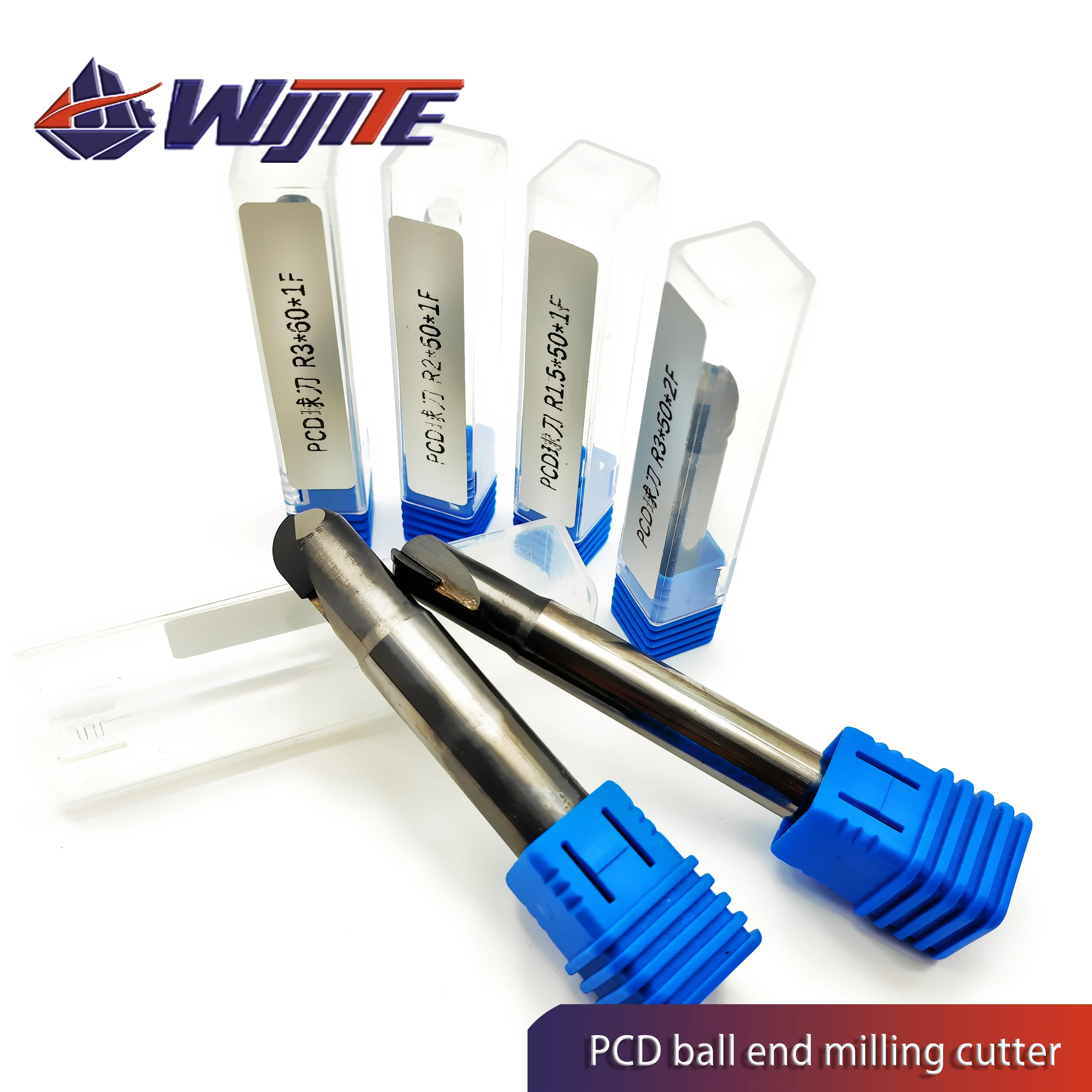 PCD Diamond Ball Nose Milling Cutter Carbon Fiber Fiberglass Bakelite Machining Tool New Material CNC Carbide
PCD Diamond Ball Nose Milling Cutter Carbon Fiber Fiberglass Bakelite Machining Tool New Material CNC Carbide