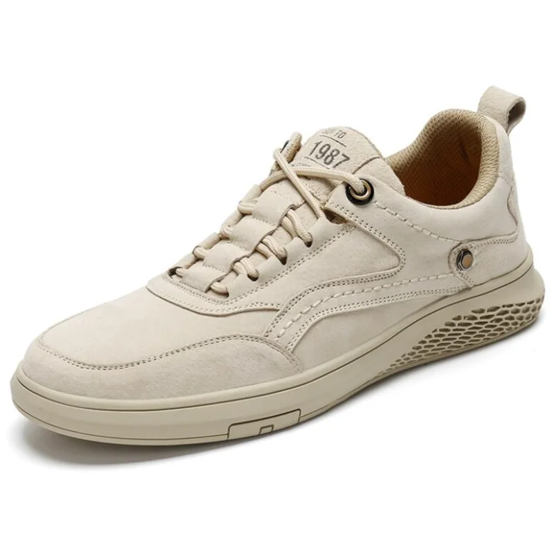 Spring Men Shoes Fashion Genuine Leather Loafers Breathable Autumn Lace Up Comfortable Casual Outdoor Sneakers Shoes
Spring Men Shoes Fashion Genuine Leather Loafers Breathable Autumn Lace Up Comfortable Casual Outdoor Sneakers Shoes