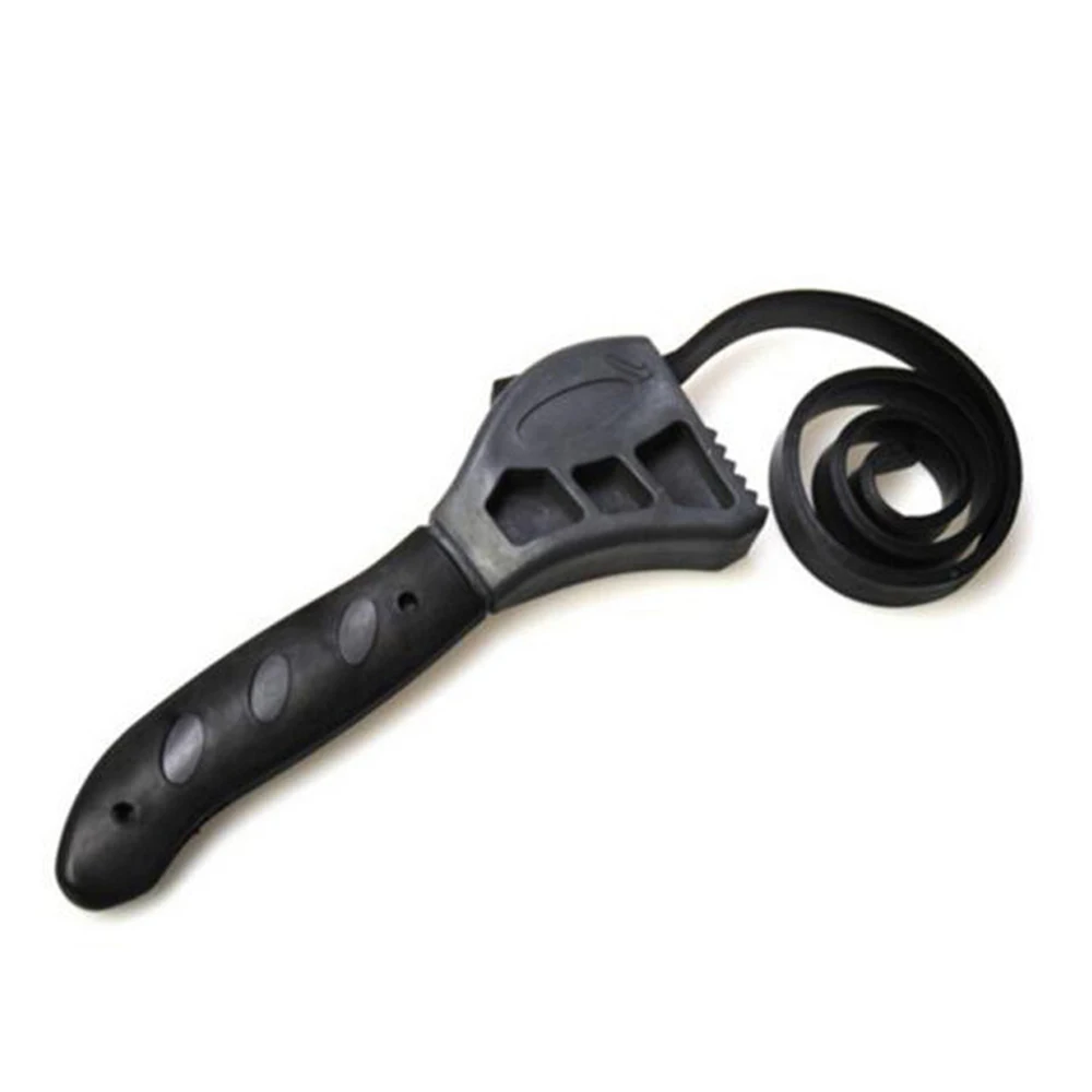 Portable Non-slip Pipeline Wrench Universal Rubber Strap Wrench Watter Jar Lids Tighten Loosen Plumbing Tools Oil Filter Spanner
Portable Non-slip Pipeline Wrench Universal Rubber Strap Wrench Watter Jar Lids Tighten Loosen Plumbing Tools Oil Filter Spanner