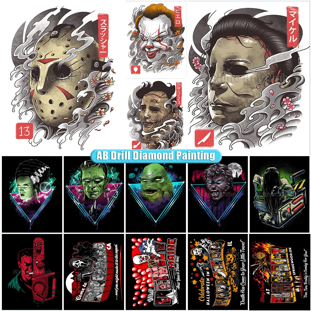 Алмазная картина AB Friday the 13th, художественная серия, фильм ужасов, клоун, узор, полная дрель, 5D, наборы «сделай сам», вышивка крестиком, мозаика,...
Алмазная картина AB Friday the 13th, художественная серия, фильм ужасов, клоун, узор, полная дрель, 5D, наборы «сделай сам», вышивка крестиком, мозаика,...