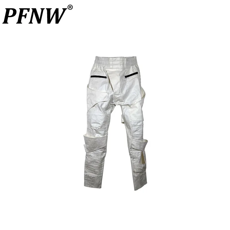 PFNW Autumn Men's Techwear Asymmetric Skirt Adhesive Coated Cotton Pants Tide Motorcycle Paratrooper Versatile Trousers 12Z1877
PFNW Autumn Men's Techwear Asymmetric Skirt Adhesive Coated Cotton Pants Tide Motorcycle Paratrooper Versatile Trousers 12Z1877