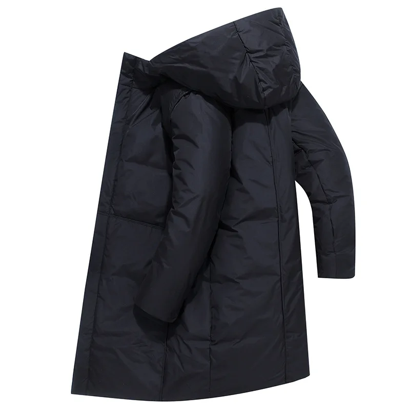Down Jacket Men's Medium -Long Youth Warm Hooded Hooded Fashion Trendy White Duck Down WinterJacket
Down Jacket Men's Medium -Long Youth Warm Hooded Hooded Fashion Trendy White Duck Down WinterJacket