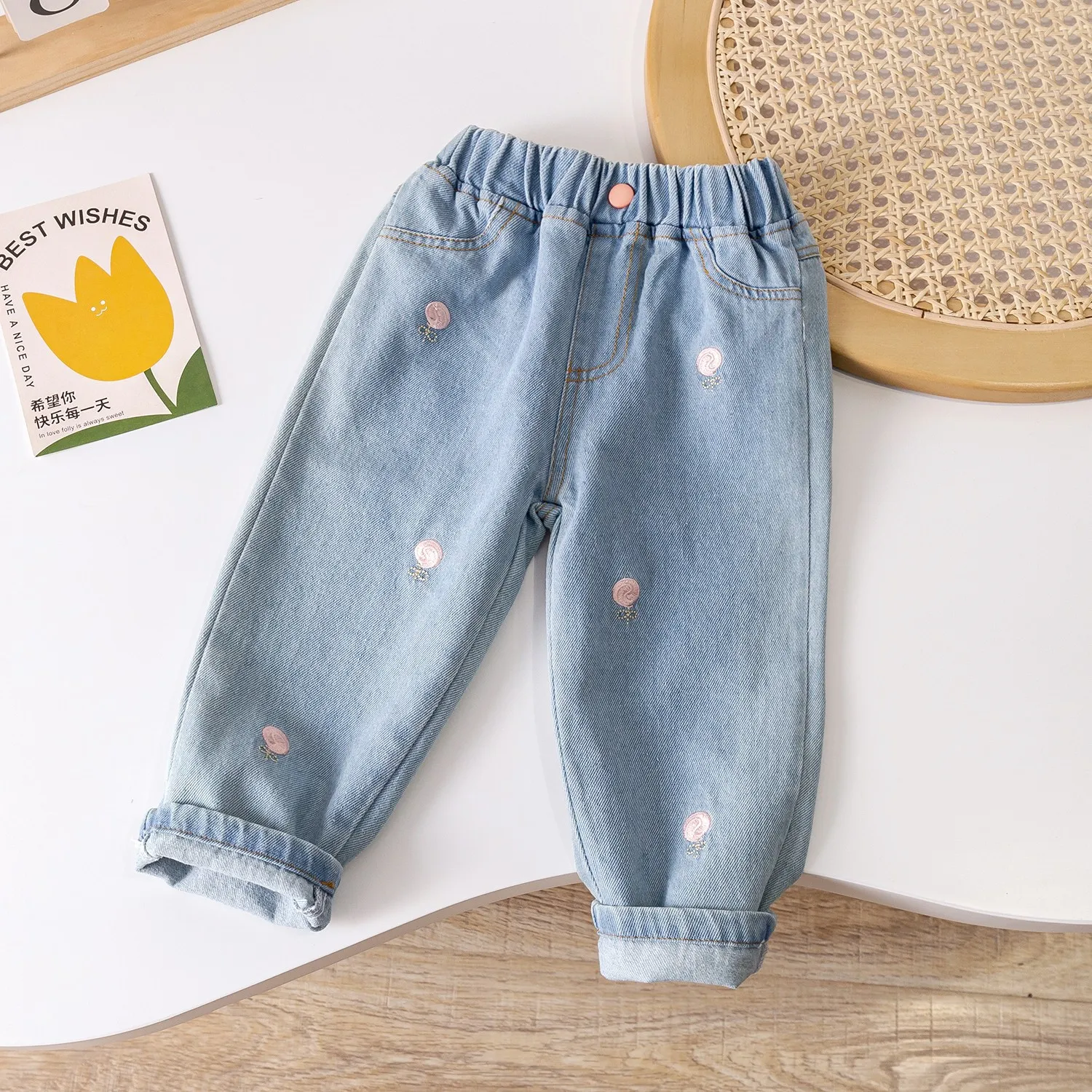 2023 Autumn And Winter New Jeans Baby Girl Clothes Baby Boy Clothes High Waist Solid Color Warm Out Jeans Children's Clothing
2023 Autumn And Winter New Jeans Baby Girl Clothes Baby Boy Clothes High Waist Solid Color Warm Out Jeans Children's Clothing