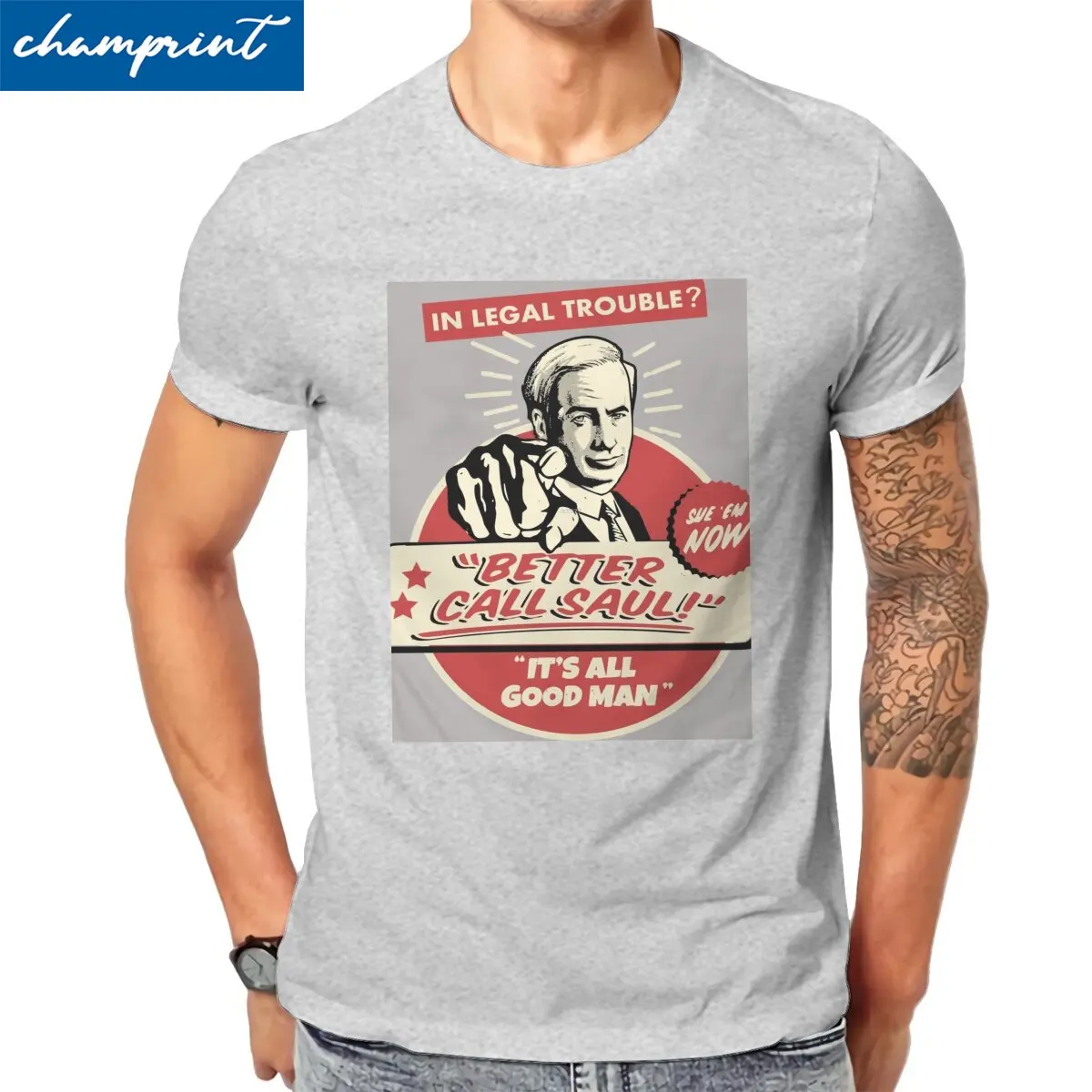 Better Call Saul It's All Good Man T Shirt Men Pure Cotton Vintage T-Shirts O Neck Tees Short Sleeve Tops Birthday Present 
Better Call Saul It's All Good Man T Shirt Men Pure Cotton Vintage T-Shirts O Neck Tees Short Sleeve Tops Birthday Present