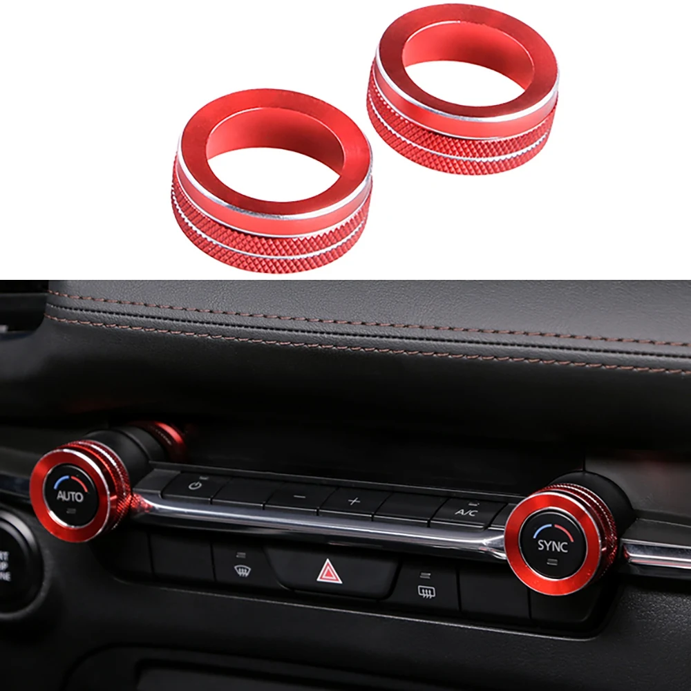 for Mazda 3 2019 2020 2021 Air Conditioning Knob Ring Protection Cap Decorative Circle Car Accessories
for Mazda 3 2019 2020 2021 Air Conditioning Knob Ring Protection Cap Decorative Circle Car Accessories