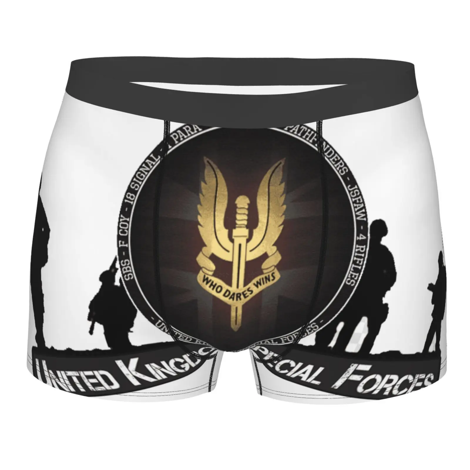 Special Air Service 3611 Boxer Briefs Man Undrewear Mens Polyester Long Polyester Print Long Leg Men Underwear Mens White Lift
Special Air Service 3611 Boxer Briefs Man Undrewear Mens Polyester Long Polyester Print Long Leg Men Underwear Mens White Lift