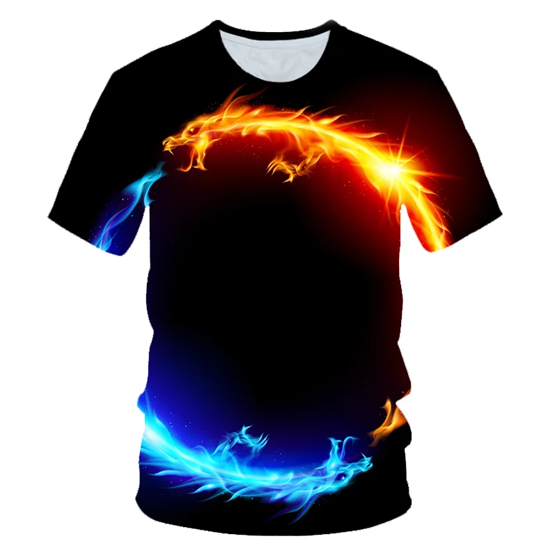 Summer T Shirt Adult Streetwear Round Neck Short Sleeve Tees Tops Funny Flame Pattern Printed Men' Women's T shirt Clothing
Summer T Shirt Adult Streetwear Round Neck Short Sleeve Tees Tops Funny Flame Pattern Printed Men' Women's T shirt Clothing