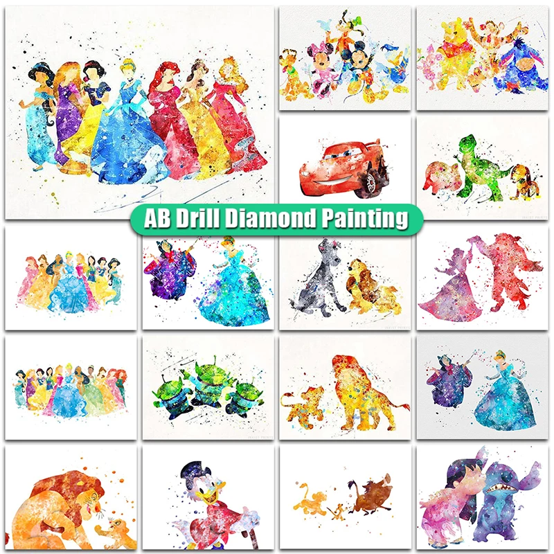 Алмазная живопись 5d AB, Дисней, Микки Маус, полноразмерная/круглая мозаика, вышивка крестиком, принцесса, «сделай сам», алмазная вышивка, Муль... 
Алмазная живопись 5d AB, Дисней, Микки Маус, полноразмерная/круглая мозаика, вышивка крестиком, принцесса, «сделай сам», алмазная вышивка, Муль...