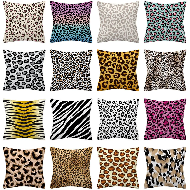 Vintage Leopard Pillow Cover Polyester Cushion Cover 45x45cm Colorful Print Pillowcase Sofa Cushion Home Decorative Throw Pillow
Vintage Leopard Pillow Cover Polyester Cushion Cover 45x45cm Colorful Print Pillowcase Sofa Cushion Home Decorative Throw Pillow