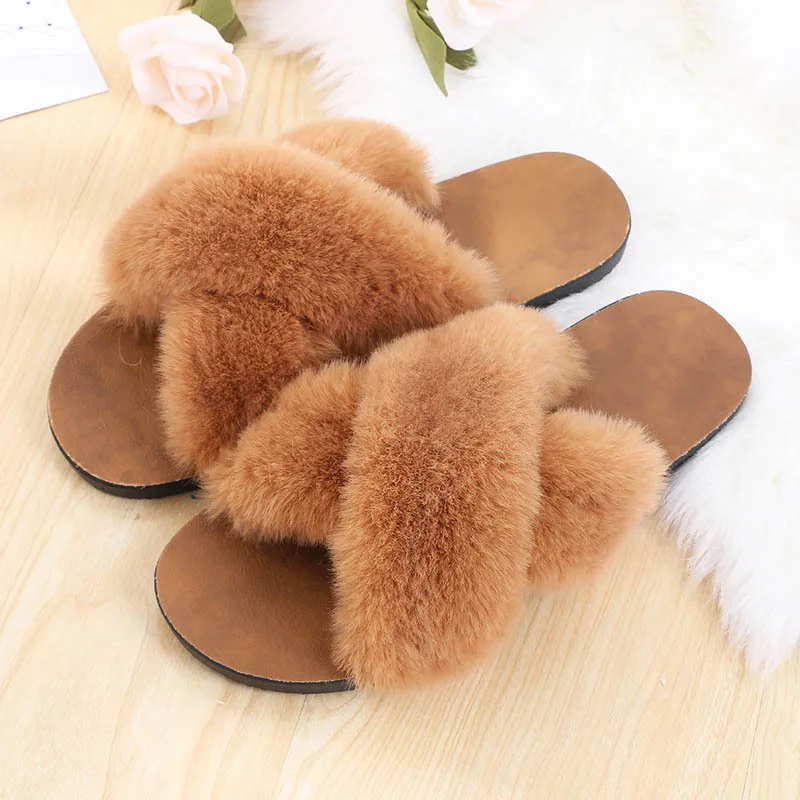 Women's Shoes with Free Shipping House Slippers Fashion Cross Straps Sexy Bedroom Fluffy Slides Women Casual Flats Ladies Shoes
Women's Shoes with Free Shipping House Slippers Fashion Cross Straps Sexy Bedroom Fluffy Slides Women Casual Flats Ladies Shoes