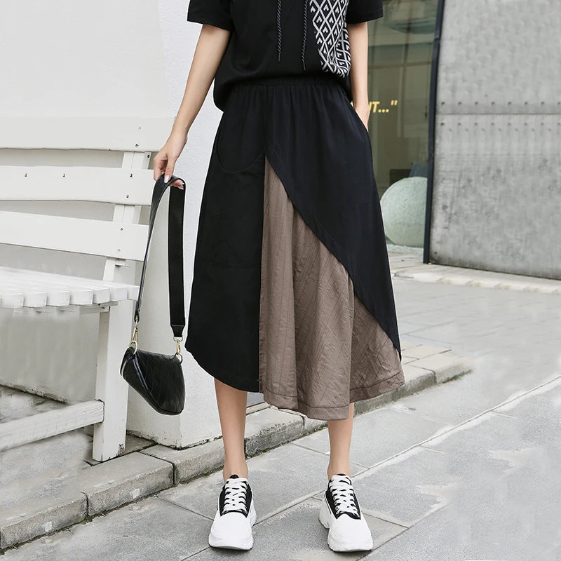 220506 Irregular Patchwork Skirt Loose Casual Fashion Hit Color High Weiste All-match Skirt 2022 Summer New Arrival Tide
220506 Irregular Patchwork Skirt Loose Casual Fashion Hit Color High Weiste All-match Skirt 2022 Summer New Arrival Tide