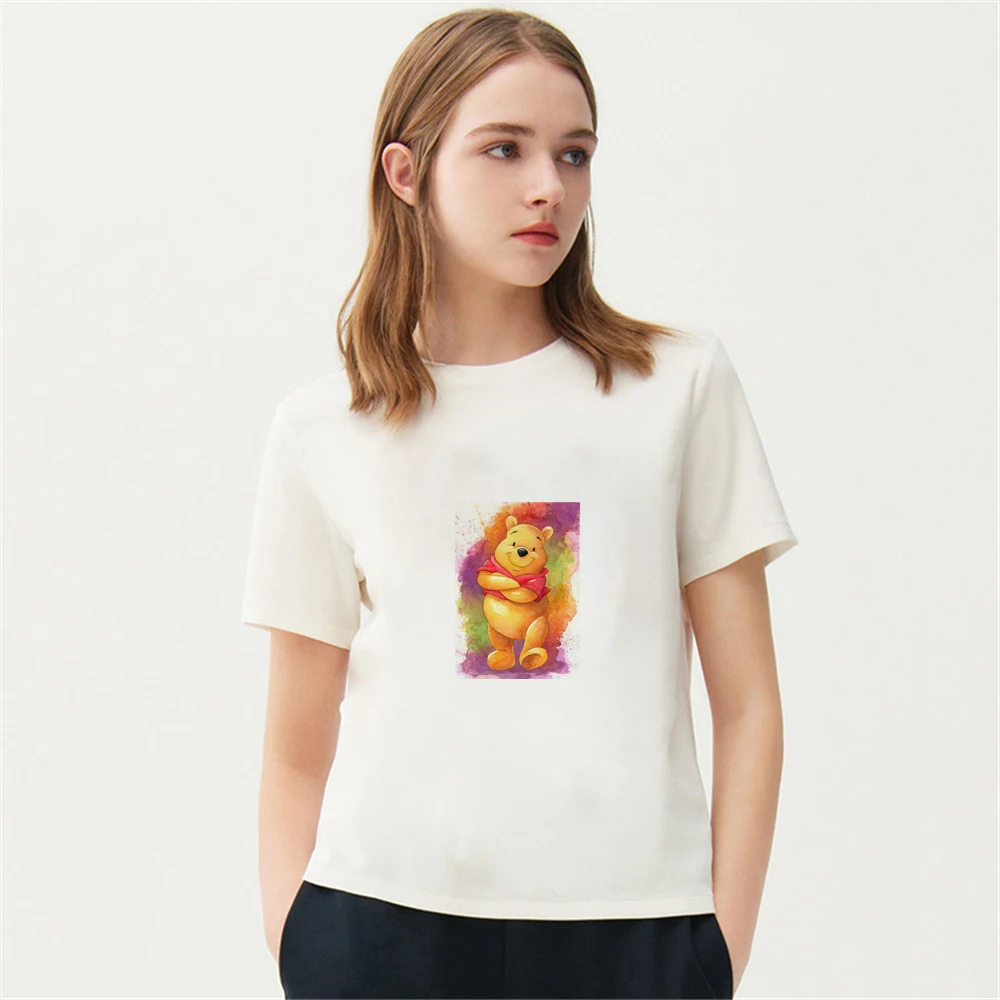 New Product Summer Disney Women Tshirt Winnie T-Shirts White Female Short Sleeve O-Neck Base Soft Casual Big Size Streetwear
New Product Summer Disney Women Tshirt Winnie T-Shirts White Female Short Sleeve O-Neck Base Soft Casual Big Size Streetwear