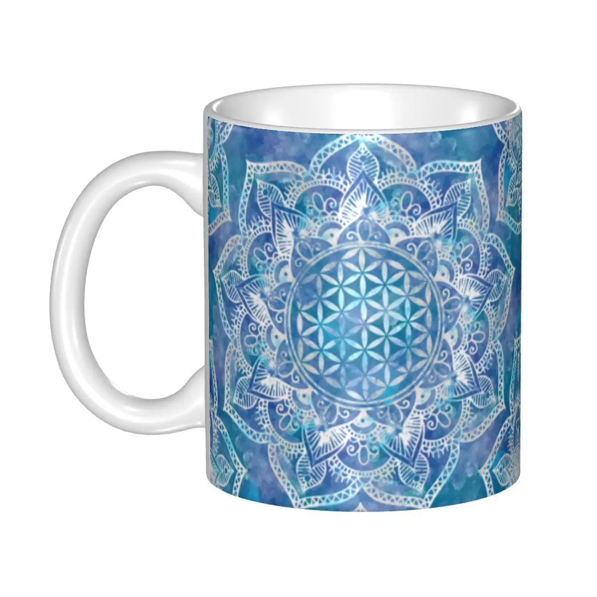 Custom Flower Of Life In Lotus Mandala Spiritual Coffee Mug DIY Sacred Geometry Meditation Ceramic Tea Milk Cups
Custom Flower Of Life In Lotus Mandala Spiritual Coffee Mug DIY Sacred Geometry Meditation Ceramic Tea Milk Cups