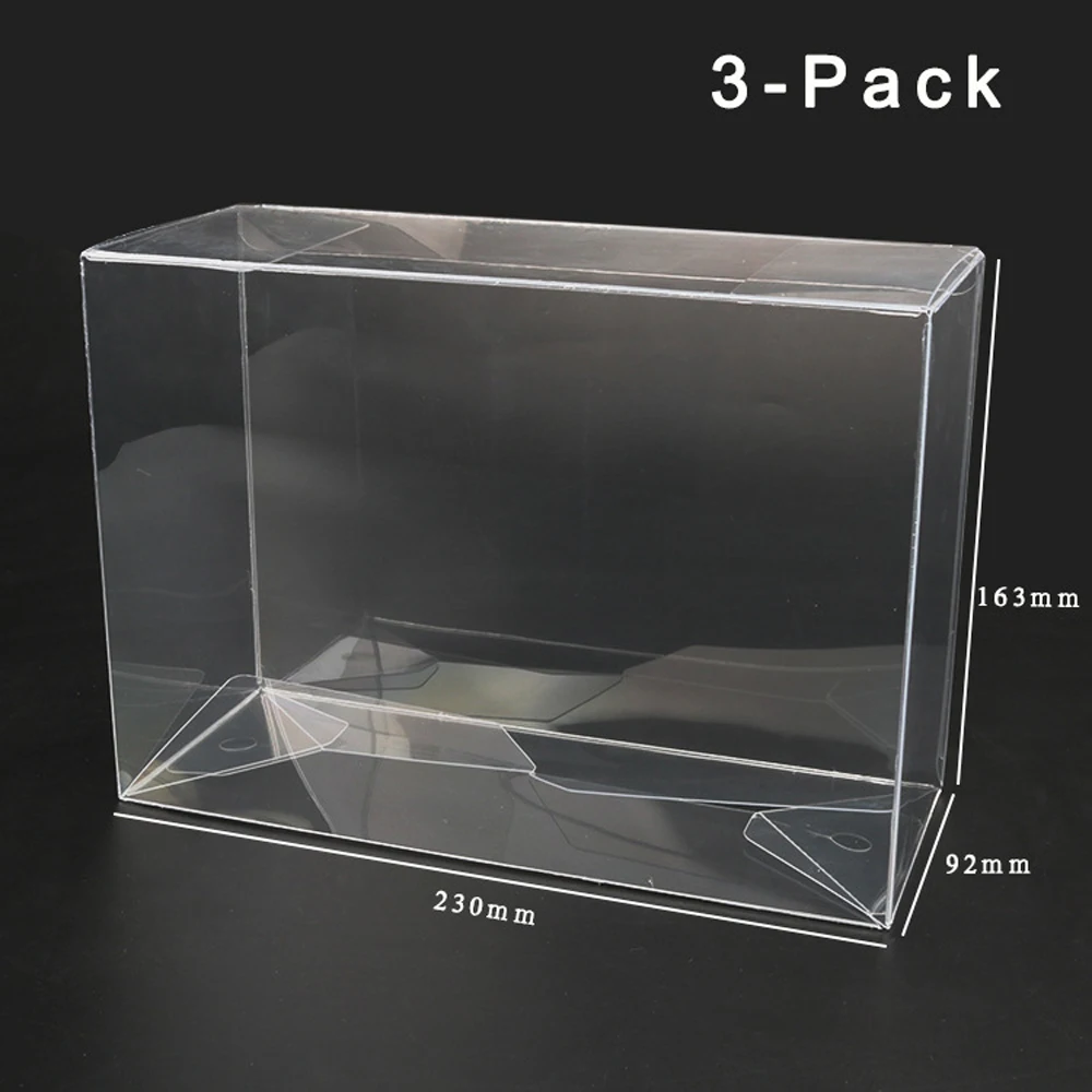 10PCS 3-pack Transparent Display PET plastic cover For Funko pop Limited Edition storage box
10PCS 3-pack Transparent Display PET plastic cover For Funko pop Limited Edition storage box