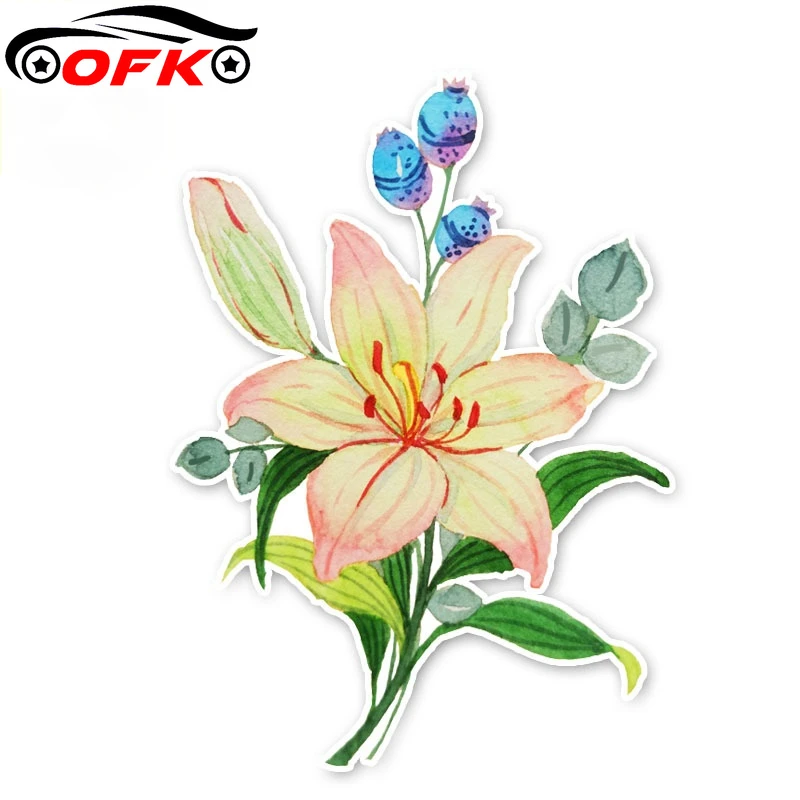 Fashion Beautiful Car Stickers Romantic Lily Accessories Decor Vinyl Decal for Skoda Octavia Volkswagen Polo Hyundai,17cm*12cm
Fashion Beautiful Car Stickers Romantic Lily Accessories Decor Vinyl Decal for Skoda Octavia Volkswagen Polo Hyundai,17cm*12cm