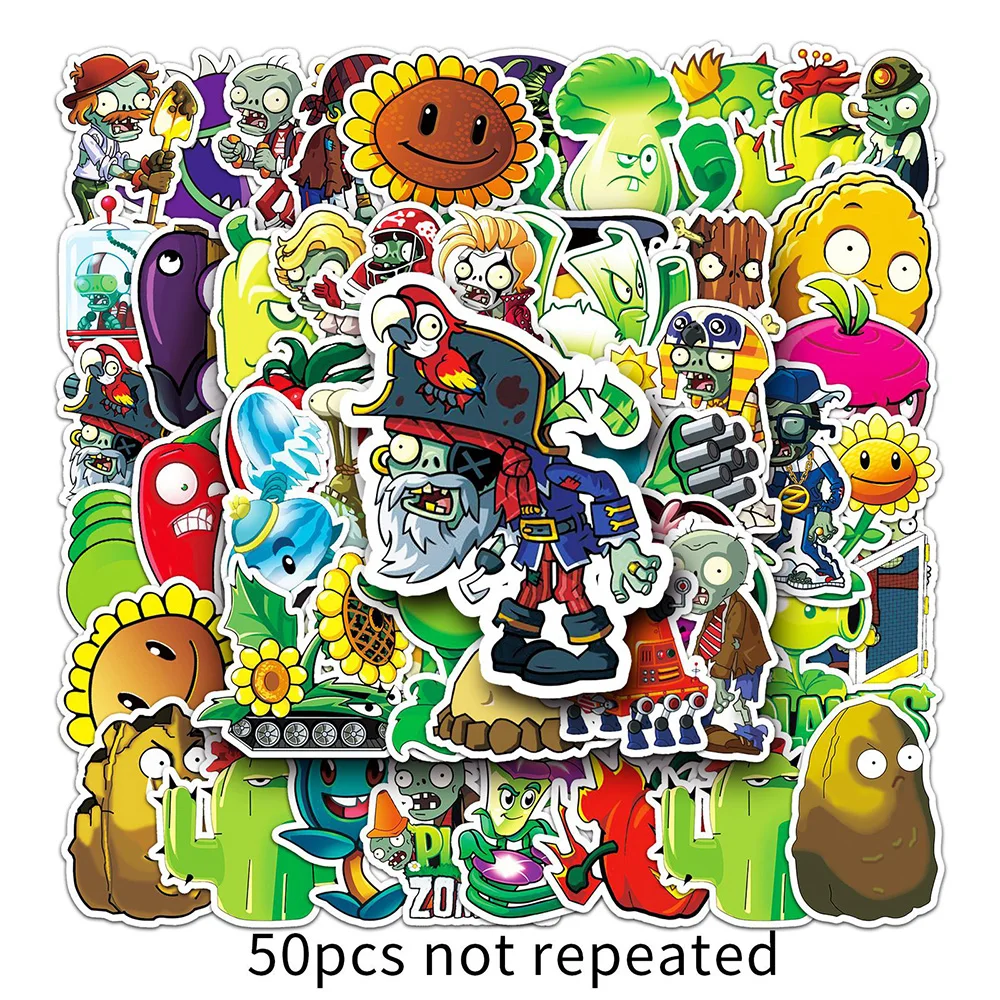 10/30/50PCS Cute Cartoon Plants Vs Zombie Game Stickers DIY Laptop Luggage Skateboard Graffiti Decals Sticker for Kid Toys
10/30/50PCS Cute Cartoon Plants Vs Zombie Game Stickers DIY Laptop Luggage Skateboard Graffiti Decals Sticker for Kid Toys