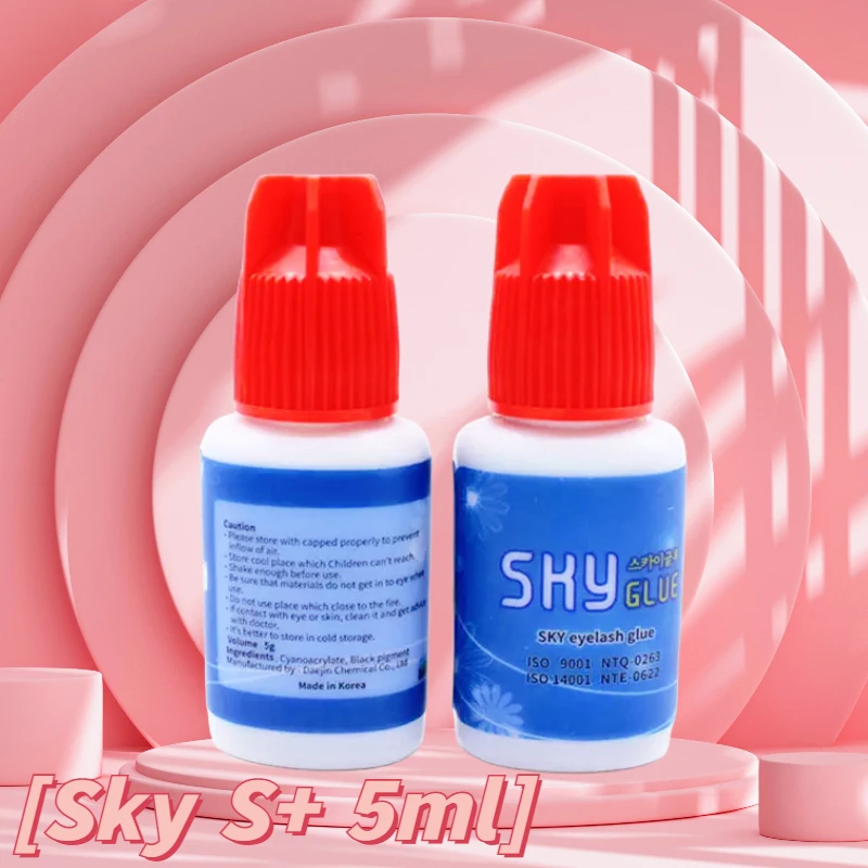 Original Korea Eyelash Extensions Sky Glue With Red Cap 1-2 seconds Dry Time Retention 6-7 Weeks No Irritation Lash Adhesive
Original Korea Eyelash Extensions Sky Glue With Red Cap 1-2 seconds Dry Time Retention 6-7 Weeks No Irritation Lash Adhesive