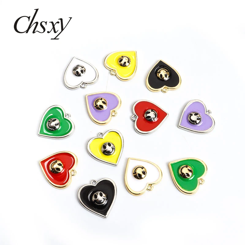 6pcs Love Heart Smiley Charm Enamel Color Pendant DIY Jewelry Making Accessories Earring Keychain Bracelet Handmade Finding Gift
6pcs Love Heart Smiley Charm Enamel Color Pendant DIY Jewelry Making Accessories Earring Keychain Bracelet Handmade Finding Gift