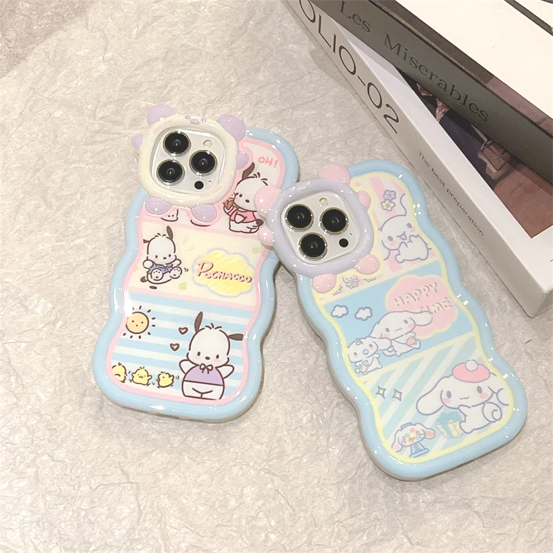 New Cute Sanrio Cartoon Cinnamoroll Pompom Purin Phone Case for Iphone 11 12 13 Promax Kawaii Fallproof Case for Girl Small Gift
New Cute Sanrio Cartoon Cinnamoroll Pompom Purin Phone Case for Iphone 11 12 13 Promax Kawaii Fallproof Case for Girl Small Gift
