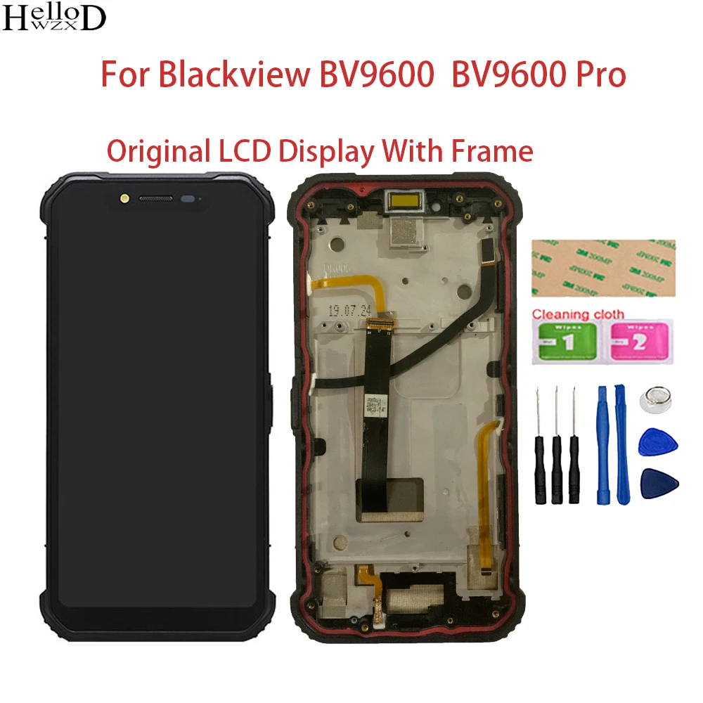 Original Used LCD Display For Blackview BV9600 Pro Display LCD With Frame+Fingerprint Sensor Digitizer Assembly
Original Used LCD Display For Blackview BV9600 Pro Display LCD With Frame+Fingerprint Sensor Digitizer Assembly