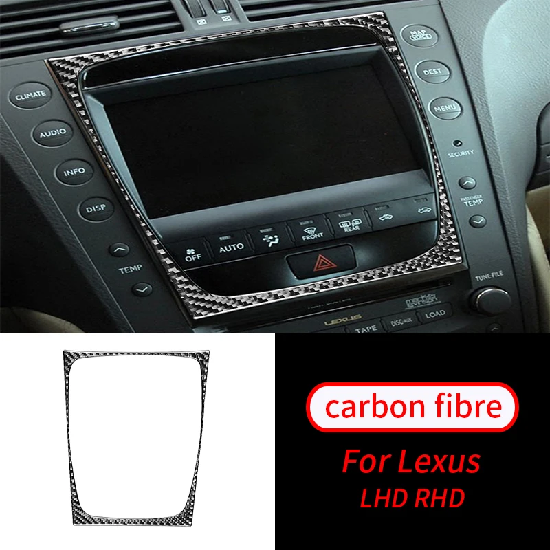 For Toyota LEXUS GS 2006-2011 1Pcs Real Carbon Fiber GPS AC Console Frame Sticker Trim Car Interior Accessories
For Toyota LEXUS GS 2006-2011 1Pcs Real Carbon Fiber GPS AC Console Frame Sticker Trim Car Interior Accessories