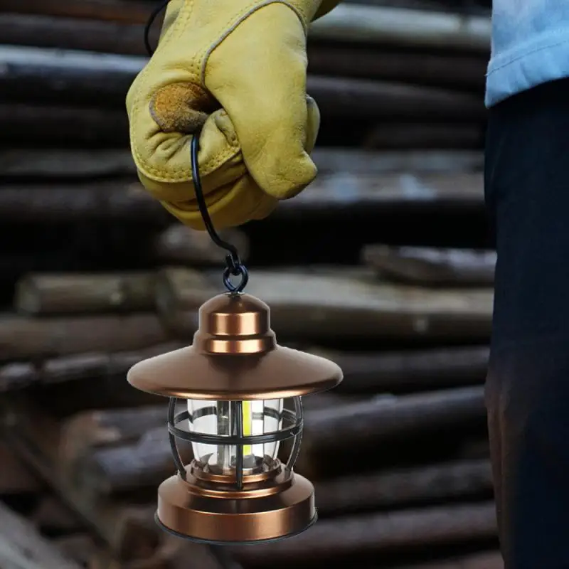 Mini Vintage Metal Hanging Lanterns Cob Bright Battery Warm Light Led Camp Lantern Rechargeable Lightweight Outdoor Tent Light
Mini Vintage Metal Hanging Lanterns Cob Bright Battery Warm Light Led Camp Lantern Rechargeable Lightweight Outdoor Tent Light