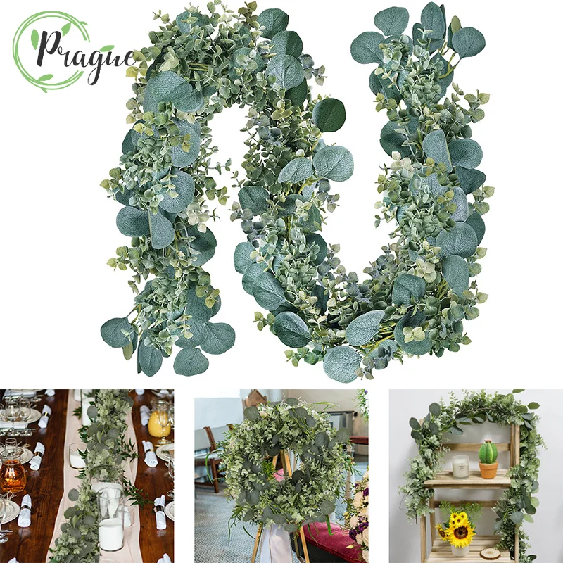 6' Long Faux Eucalyptus Leaves Greenery Garland Artificial Silver Dollar Eucalyptus Wedding Arch Backdrop Table Home Party Decor
6' Long Faux Eucalyptus Leaves Greenery Garland Artificial Silver Dollar Eucalyptus Wedding Arch Backdrop Table Home Party Decor