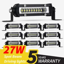 XINFOK 12V 24V LED Auto Offroad Spot Flood Combo LED Light Bar Work Light for Truck Car SUV 4WD 4x4 Faros ATV Barra Headlights