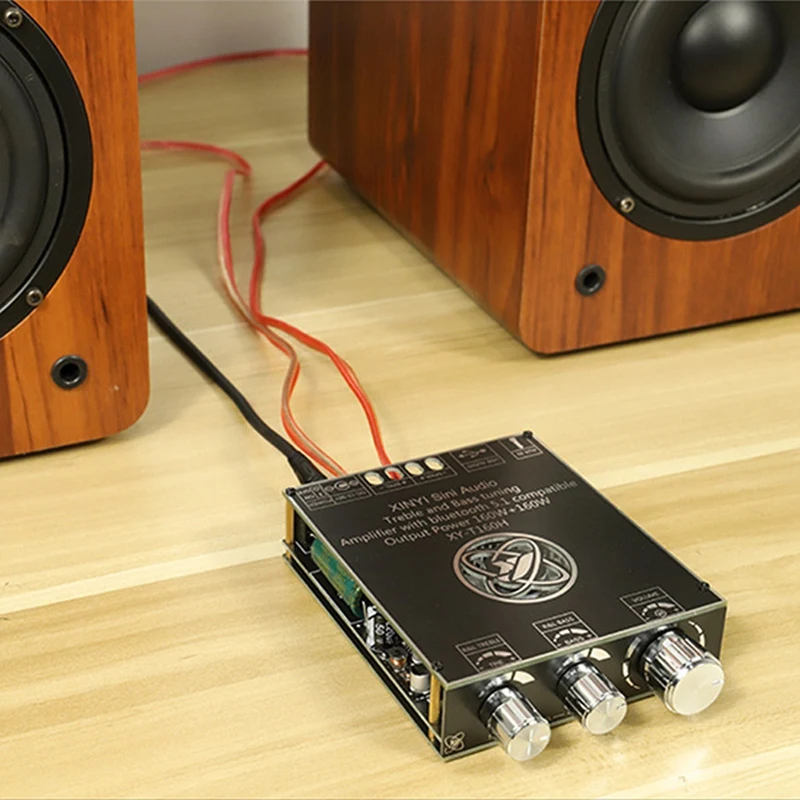XY-T160H стерео Bluetooth Плата усилителя мощности TDA7498E 160Wx2 Регулировка высоких басов Двухканальный аудио модуль Super 3116
XY-T160H стерео Bluetooth Плата усилителя мощности TDA7498E 160Wx2 Регулировка высоких басов Двухканальный аудио модуль Super 3116