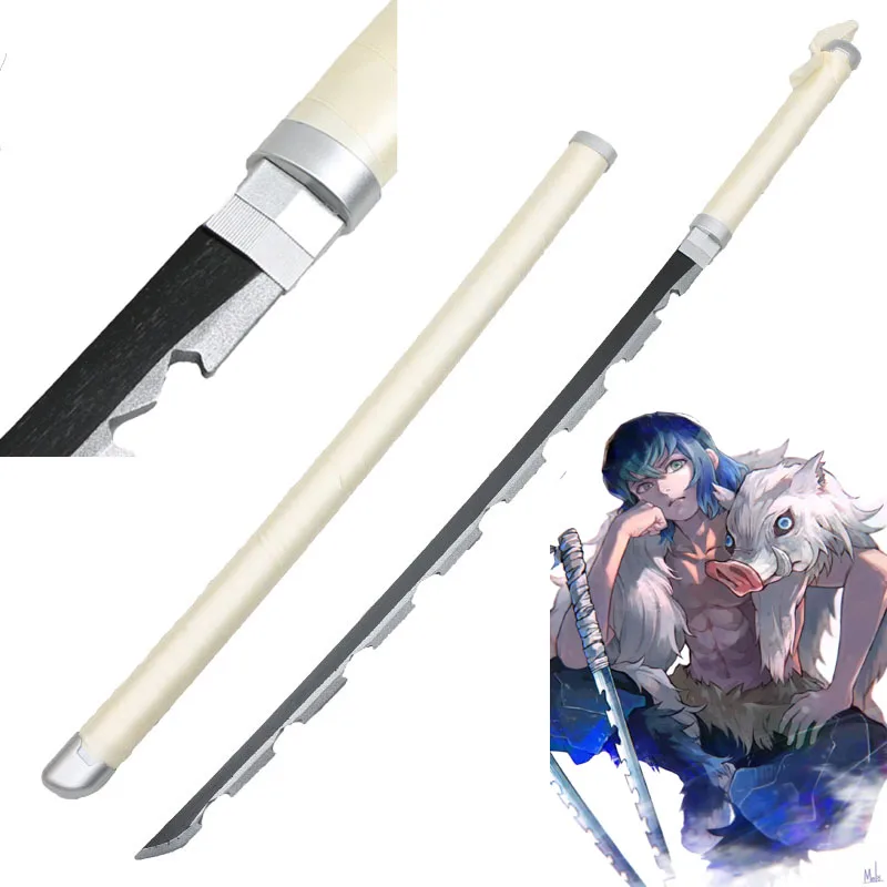 Cosplay Anime Kimetsu no Yaiba Sword Weapon Demon Slayer Hashibira Inosuke Satoman Tanjiro Sword 1:1 Knife Wood Prop 104cm
Cosplay Anime Kimetsu no Yaiba Sword Weapon Demon Slayer Hashibira Inosuke Satoman Tanjiro Sword 1:1 Knife Wood Prop 104cm