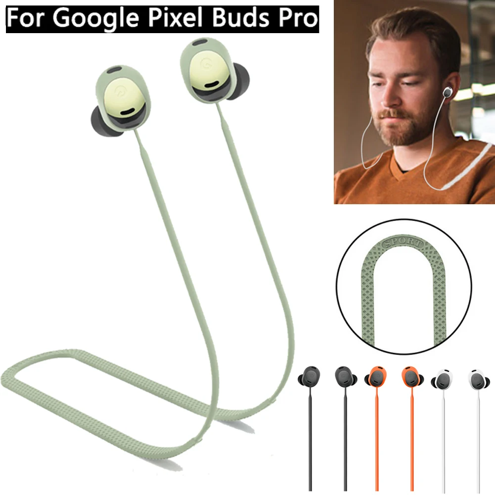 Silicone Anti Lost Rope Sweatproof Bluetooth Headphone Neck Strap For Google Pixel Buds Pro Headphones Case Holder Cord String
Silicone Anti Lost Rope Sweatproof Bluetooth Headphone Neck Strap For Google Pixel Buds Pro Headphones Case Holder Cord String