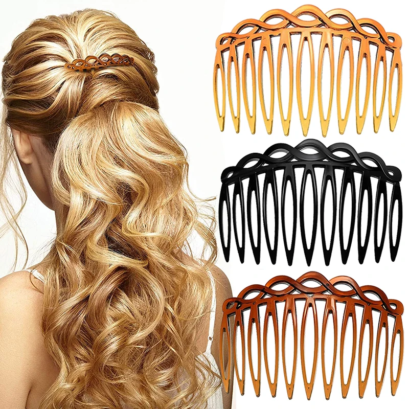 1Pcs Hair Side Combs French Hair Comb Straight Teeth Hair Clip Comb Tortoise Side Comb Bridal Wedding Veil Comb Hair Accessories
1Pcs Hair Side Combs French Hair Comb Straight Teeth Hair Clip Comb Tortoise Side Comb Bridal Wedding Veil Comb Hair Accessories