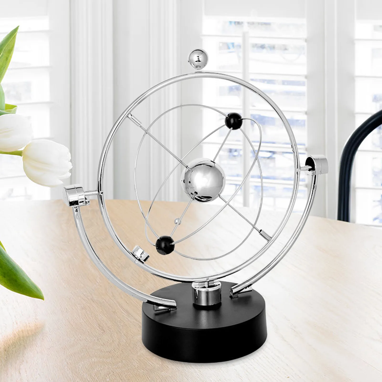 Kinetic Art Perpetual Motion Swing Ball Orbital Electric Celestial Permanent Motion Instrument Ornaments Balance Physics Toys
Kinetic Art Perpetual Motion Swing Ball Orbital Electric Celestial Permanent Motion Instrument Ornaments Balance Physics Toys