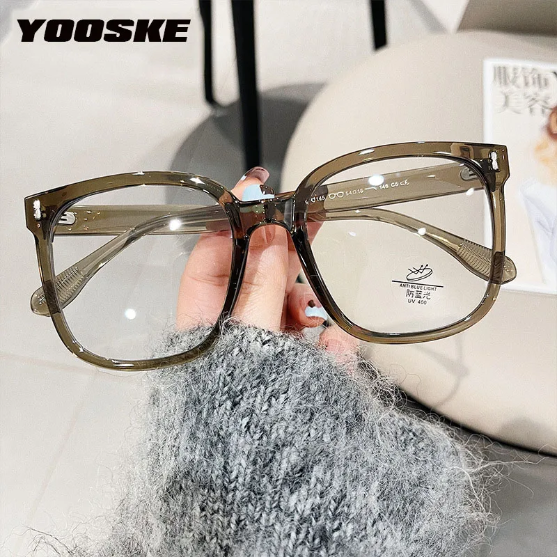 Очки YOOSKE в большой оправе для мужчин и женщин, аксессуар для работы за компьютером, с защитой от синего излучения
Очки YOOSKE в большой оправе для мужчин и женщин, аксессуар для работы за компьютером, с защитой от синего излучения