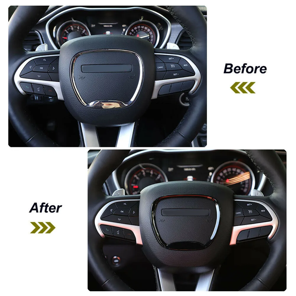 ABS Steering Wheel Center Cover Cover Decoration For Dodge Challenger/Charger 15-2019
ABS Steering Wheel Center Cover Cover Decoration For Dodge Challenger/Charger 15-2019