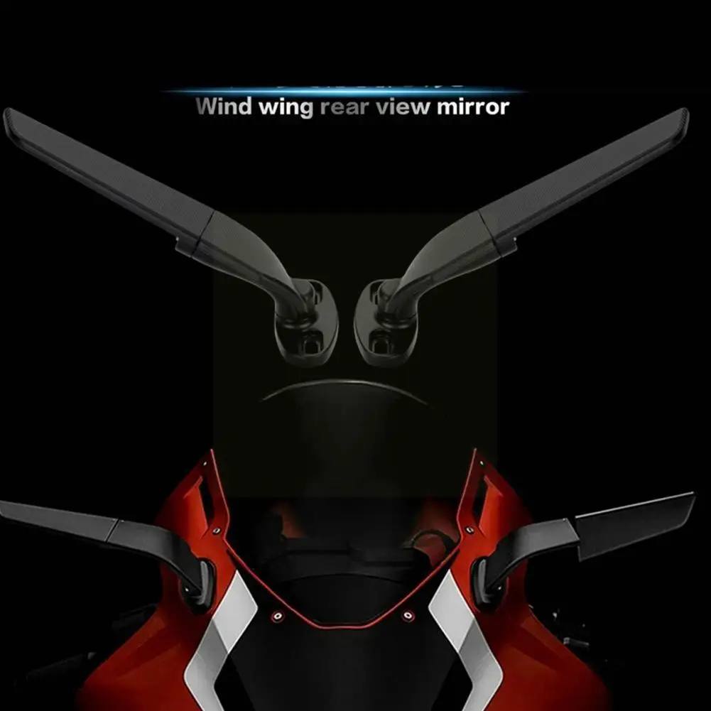 Motorcycle Mirror Modified Wind Wing Adjustable Rotating Rearview Mirror Moto Accessories for YAMAHA YZF R6 R1 R25 R3 R125 T4T7
Motorcycle Mirror Modified Wind Wing Adjustable Rotating Rearview Mirror Moto Accessories for YAMAHA YZF R6 R1 R25 R3 R125 T4T7