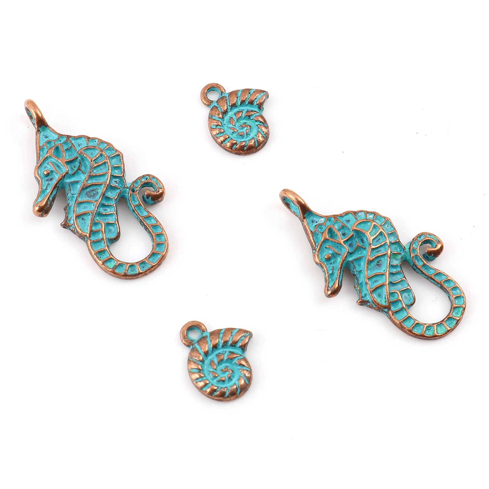 10/20PCs Ocean Jewelry Metal Charms Bohemian Multicolor Conch Seahorse Pendants DIY Making Necklace Bracelets Party Jewelry Gift
10/20PCs Ocean Jewelry Metal Charms Bohemian Multicolor Conch Seahorse Pendants DIY Making Necklace Bracelets Party Jewelry Gift