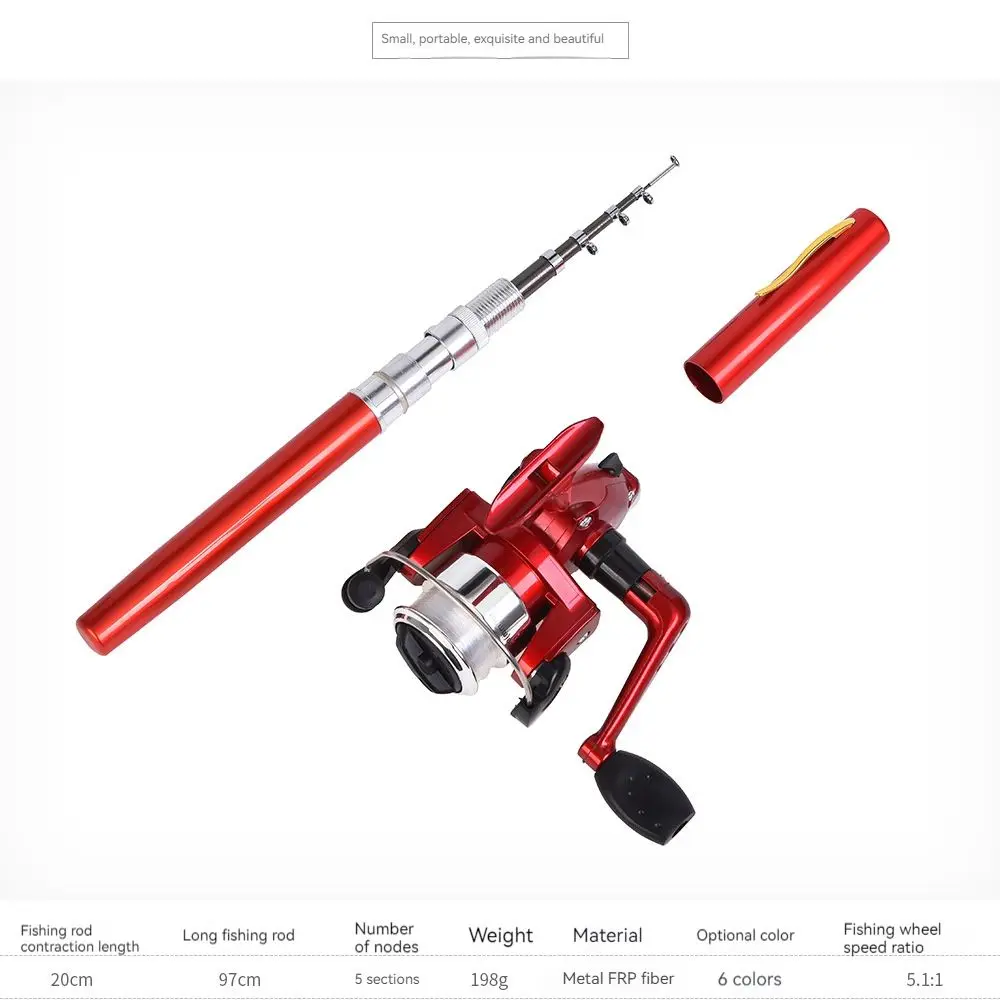 Fishing Rod Artificial Telescopic Accessories Spinning Wheel Full Set Reel Ultra Light Portable Pocket Ice River Gear Equipment
Fishing Rod Artificial Telescopic Accessories Spinning Wheel Full Set Reel Ultra Light Portable Pocket Ice River Gear Equipment