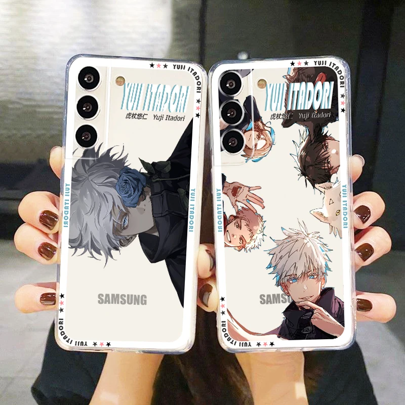 Jujutsu Kaisen Yuji Itadori Phone Case For Samsung S22 S21 S20 FE Ultra Pro Lite S10 5G S10E S9 S8 Plus S7 Transparent Cover
Jujutsu Kaisen Yuji Itadori Phone Case For Samsung S22 S21 S20 FE Ultra Pro Lite S10 5G S10E S9 S8 Plus S7 Transparent Cover