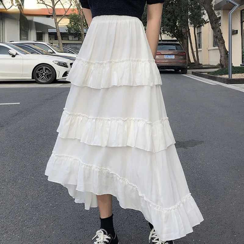 Fashion Temperament Fairy Skirt Gentle Delicate Comfort Cake Skirt Female Solid Vintage Chiffon Skirt High-waisted Skirt
Fashion Temperament Fairy Skirt Gentle Delicate Comfort Cake Skirt Female Solid Vintage Chiffon Skirt High-waisted Skirt