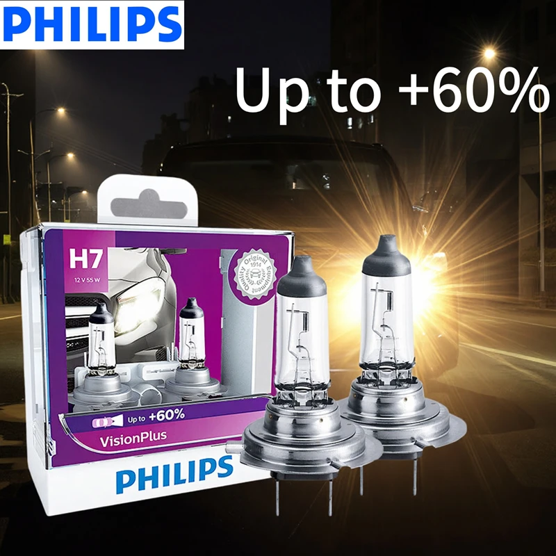 Лампа Автомобильная Галогенная Philips H7 VisionPlus 12V 55W PX26d, Оригинальная, Более Яркая, Новые Лампы 12972VPS2
Лампа Автомобильная Галогенная Philips H7 VisionPlus 12V 55W PX26d, Оригинальная, Более Яркая, Новые Лампы 12972VPS2