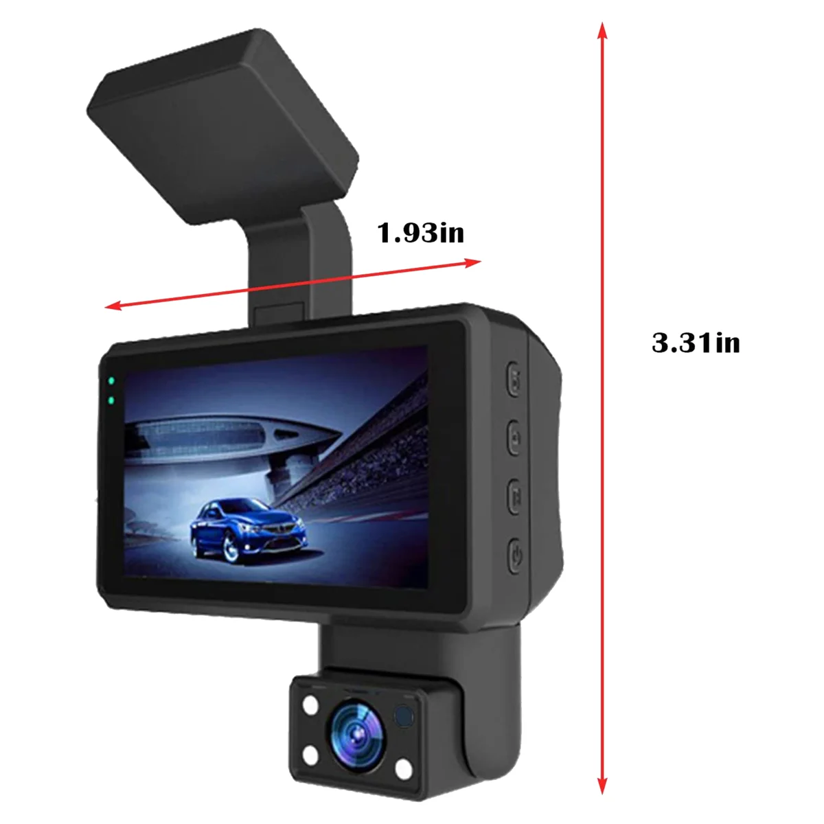 1080P HD Автомобильный видеорегистратор, Автомобильный видеорегистратор, видеорегистратор с 4,3-дюймовым IPS экраном, видеорегистратор, парковочный монитор, циклическая запись
1080P HD Автомобильный видеорегистратор, Автомобильный видеорегистратор, видеорегистратор с 4,3-дюймовым IPS экраном, видеорегистратор, парковочный монитор, циклическая запись
