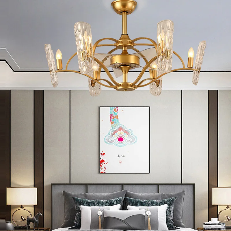 Led Ceiling Fan Pendant Lamp Light Art Chandelier New Chinese style silent dining bedroom retro integrated household
Led Ceiling Fan Pendant Lamp Light Art Chandelier New Chinese style silent dining bedroom retro integrated household