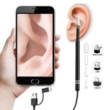 Smart Visual Medico Otoscopio Ear Cleaner Ear Endoscope Earpick Camera Ear Wax Remover Tool Ear Picker Ear Stick beleza e saude