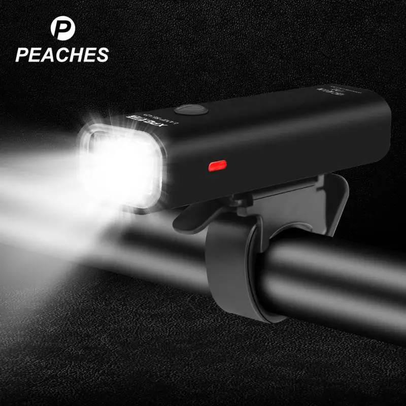 PEACHES 400LM Flashlight For Bike Anti-glare USB Rechargeable Aluminum LED Bicycle Light Front Taillight Kit Cycling Headlight
PEACHES 400LM Flashlight For Bike Anti-glare USB Rechargeable Aluminum LED Bicycle Light Front Taillight Kit Cycling Headlight