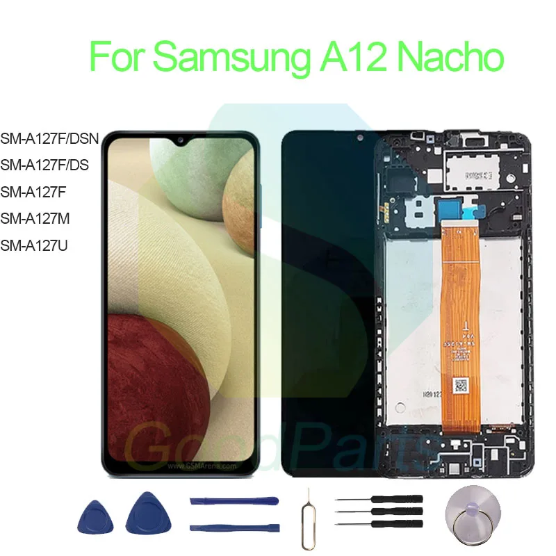 Samsung A12 Nacho Screen Display Replacement SM-A127F/DSN/DS/F/M/U A12 LCD Touch Digitizer Assembly
Samsung A12 Nacho Screen Display Replacement SM-A127F/DSN/DS/F/M/U A12 LCD Touch Digitizer Assembly