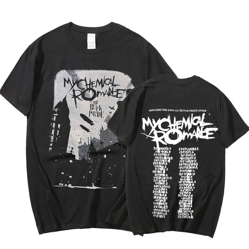 My Chemical Romance 2007 Tour Double Sided Print T Shirt Candle Punk Band Sign T-shirts Short Sleeve Homme Cotton Harajuku Tees
My Chemical Romance 2007 Tour Double Sided Print T Shirt Candle Punk Band Sign T-shirts Short Sleeve Homme Cotton Harajuku Tees